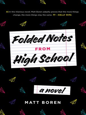cover image of Folded Notes from High School